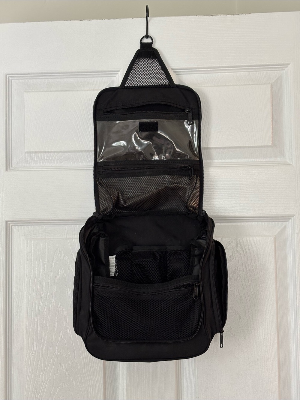 Llbean Men's Black Hanging Toiletry Travel Bag